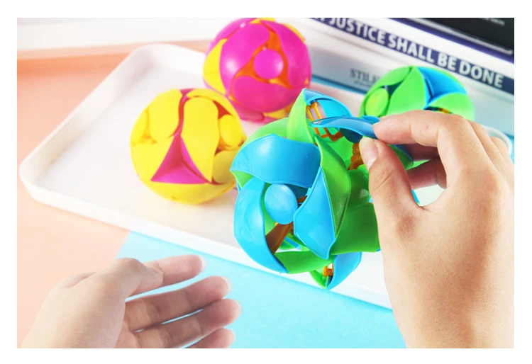 1 шт., креативный пластиковый антистрессовый мяч, 8 см, ручной бросок, меняющий цвет, шар, интерактивные шарики, игрушки для детей, развивающие игрушки