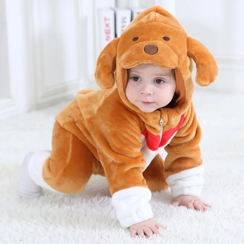 Baby Animal Big Ear Dog Kigurumi Pajamas Clothing Newborn Anime Infant Romper Onesie Cosplay Costume Outfit Hooded Jumpsuit Baby Animal Big Ear Dog Kigurumi Pajamas Clothing Newborn Anime Infant Romper Onesie Cosplay Costume Outfit Hooded Jumpsuit