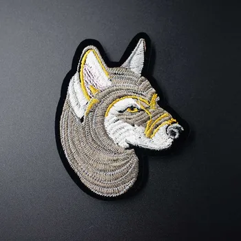 

Wolf (Size:6.5x8.0cm) DIY Badge Patch Embroidered Applique Sewing Clothes Stickers Garment Apparel Accessories Badges