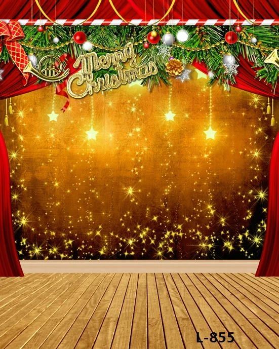 Vinyl Photography Backdrop Background Christmas Party Stage Curtain Backdrops For Photography Studio Portrait Background L 855 Background Aliexpress