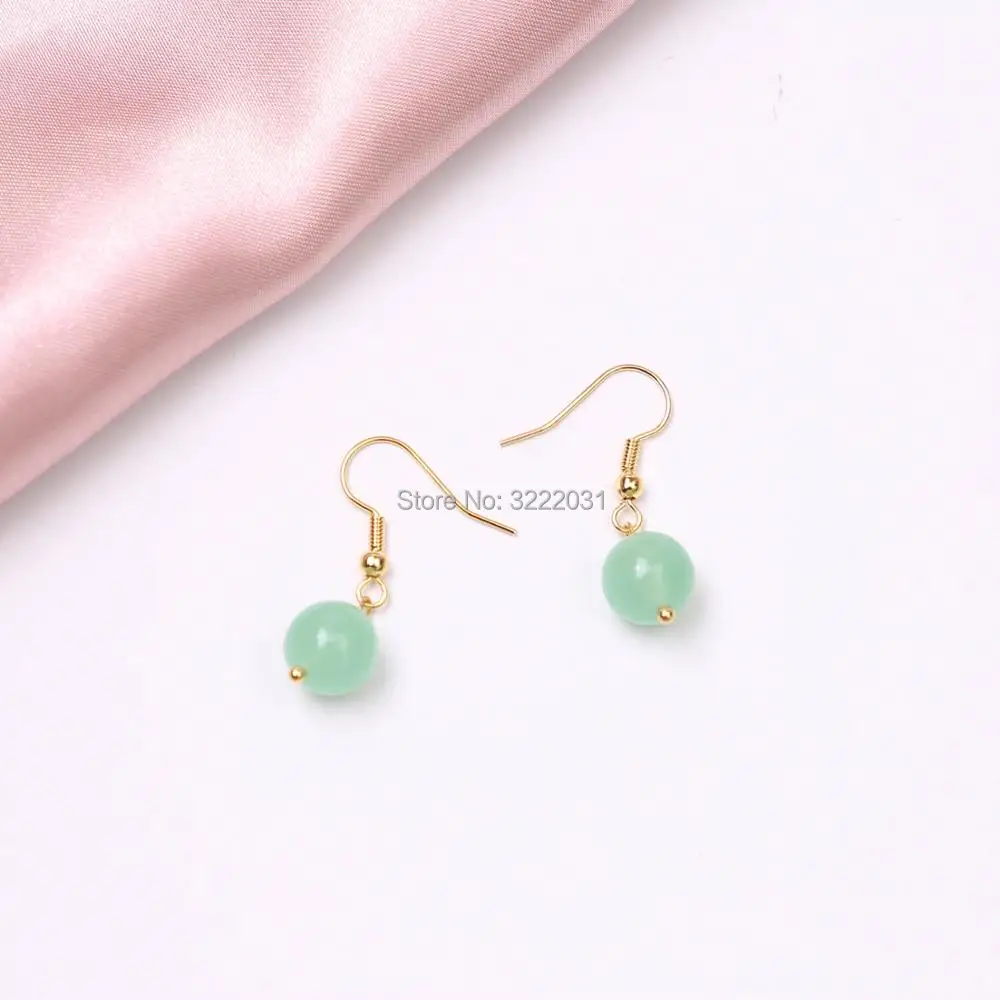 2-GREEN STONE DROP EARRINGS (1)
