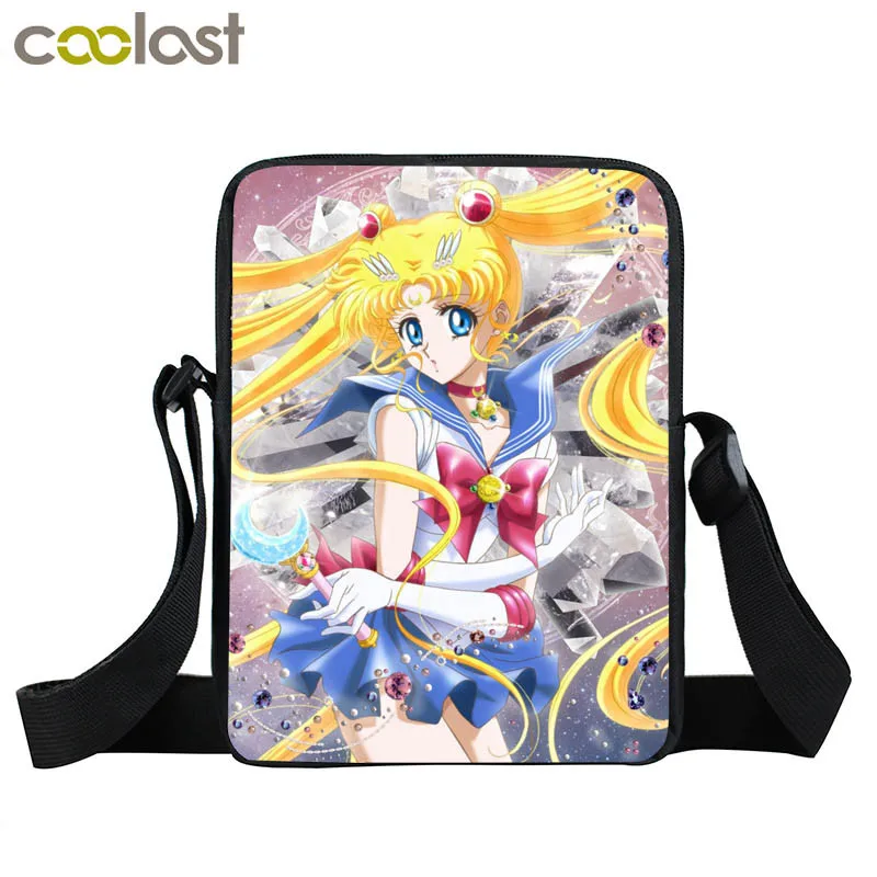 xkbmsn02 Аниме Sailor Moon Luna мини сумка-мессенджер Дамская маленькая сумка на плечо женская сумка через плечо для девочек-подростков детская сумка для книг - Цвет: xkbmsn02