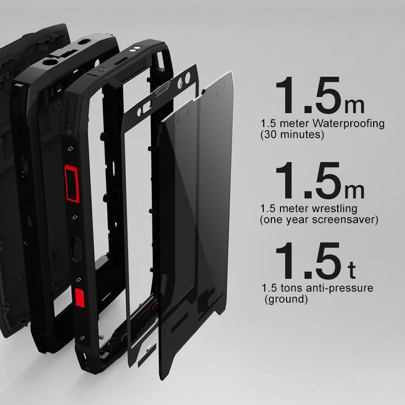 Original Conquest S11 Rugged Smartphone IP68 Waterproof 5 0 Inch IPS Android 7 0 6GB RAM 4