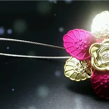 Для 2 в наборе, модная Магнитная занавеска, Аксессуары для штор, магнитный Цветочный стиль, самая низкая цена