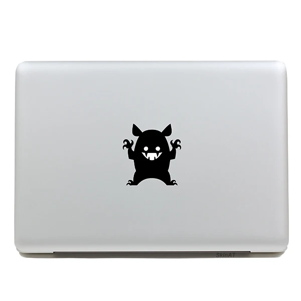 Free shipping removable DIY funny small plush animal laptop sticker for