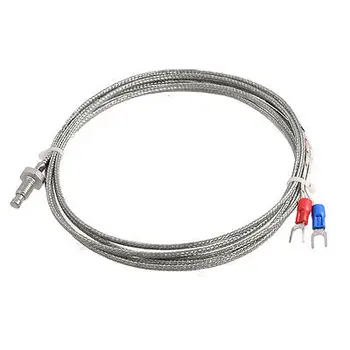

5mm Thread Probe K Type Thermocouple Temperature Sensor 2M 0-800 Celsius