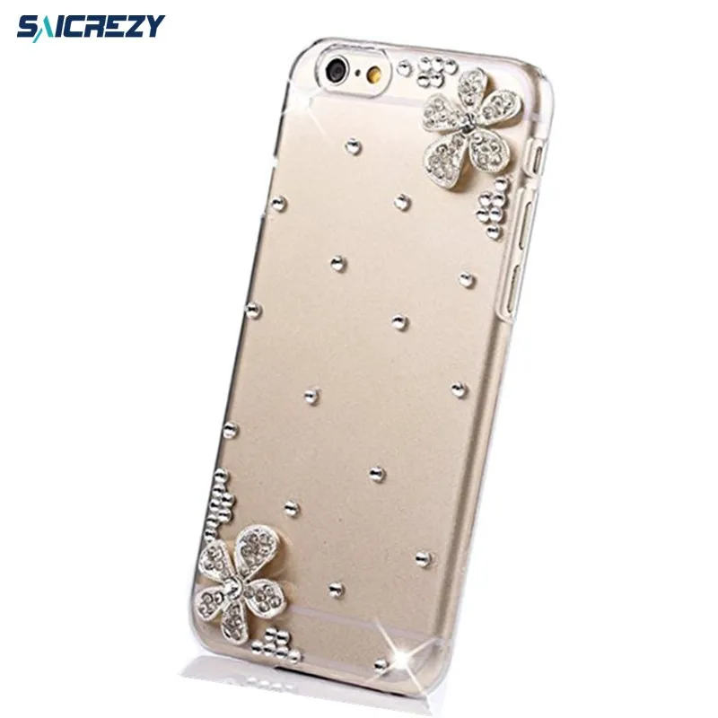

3D Crystal Case cover For Iphone 6 6s 7 8 Plus case Coque Handmade 3D Bling Shiny Diamonds Crystal Clear For Iphone XS MAX XR X
