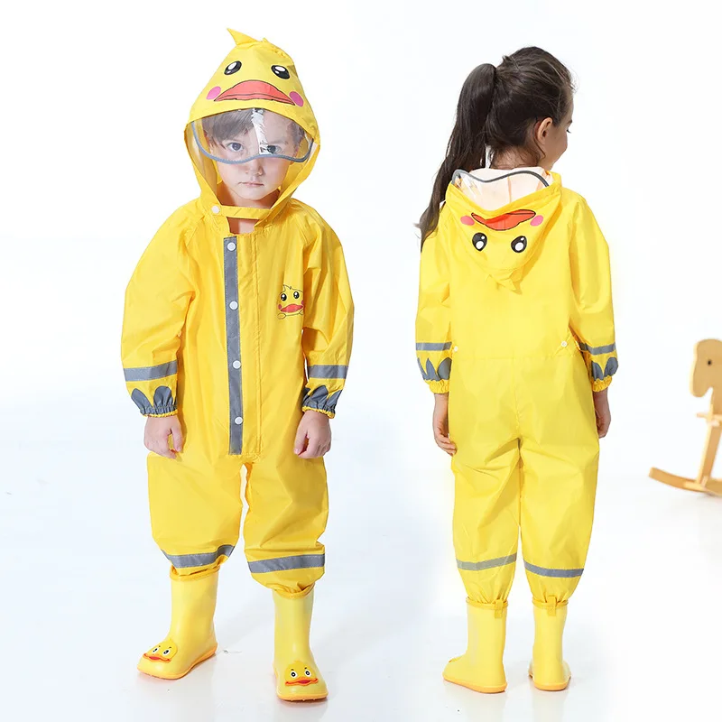

1pcs Cartoon Animal Style Waterproof Kids Raincoat For children Rain Coat Rainwear Rainsuit Student Animal Style Raincoat