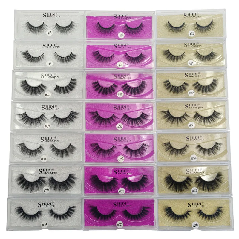 US $230.88 NewMink Eyelashes 3D Blemish False Eyelashes Handle Bleeding Collection 3D Dramatic Eyelashes 50 Pairs Flash Packing A00137XX