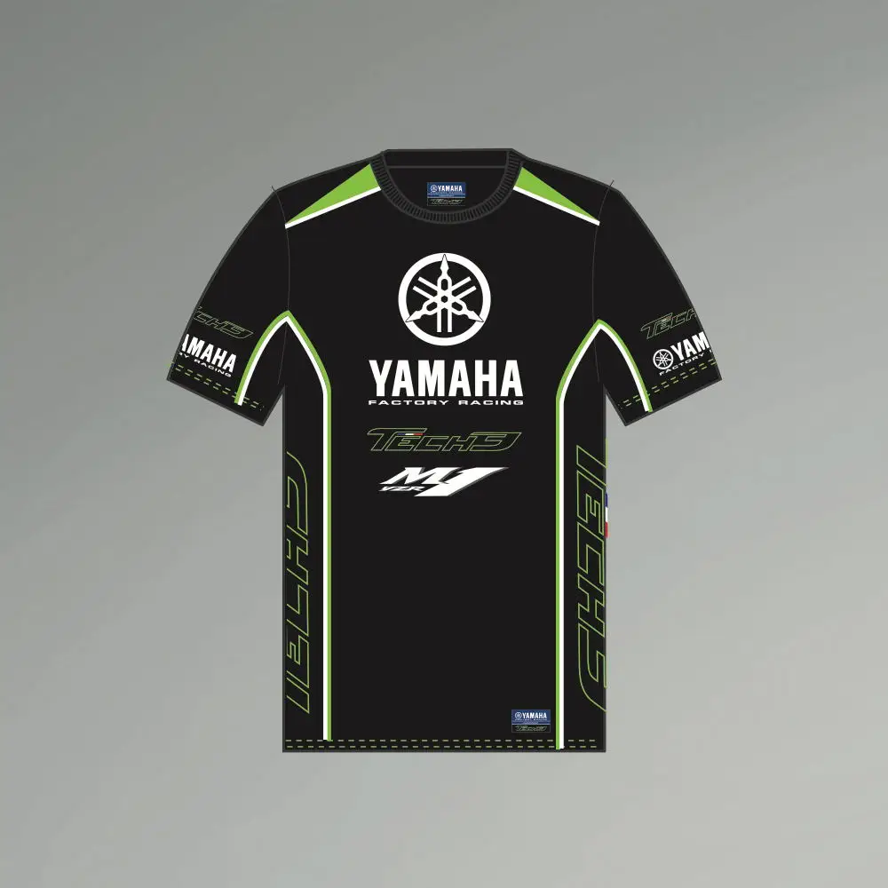 

2018 New Fashion Racing Clothes for Yamaha Black Jersey Moto GP T-shirt Racing Wear