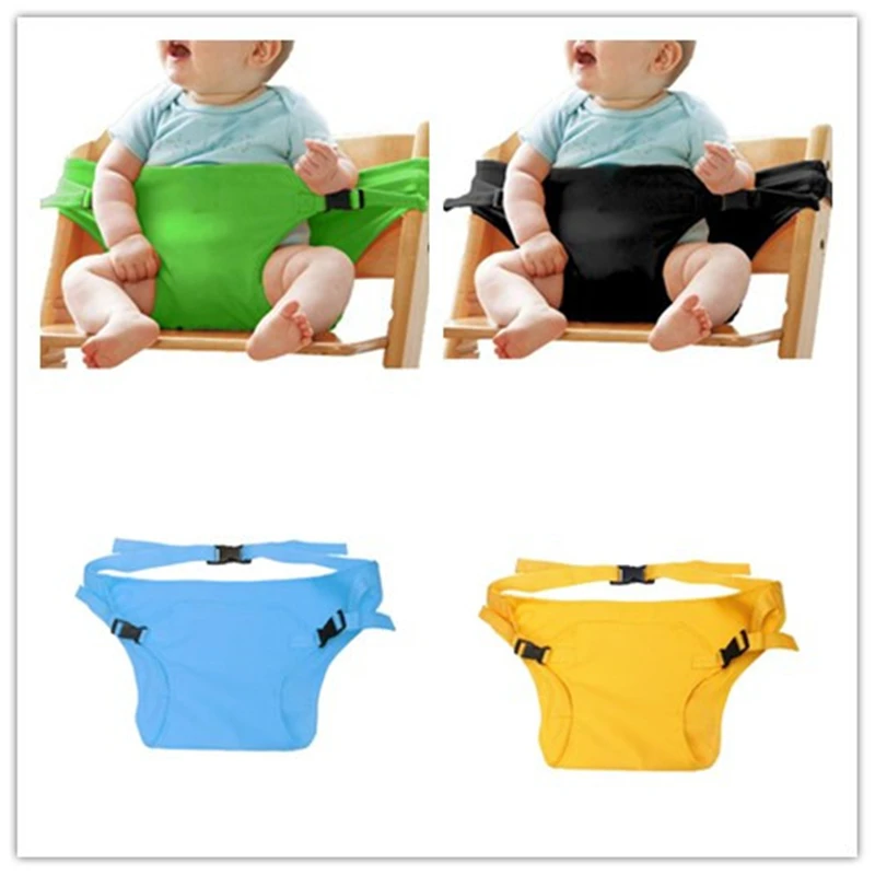 

Baby stretch wrap safety belt harness baby carrier portable infant seat lunch dinning chair cover Harness Baby Chair Seat Lunch