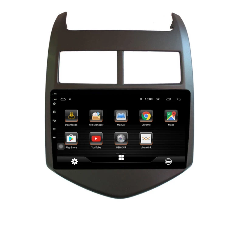 Sale 9 inch android 8.1 car dvd multimedia gps navigation for Chevrolet Aveo/Sonic 2011 2012 2013 radio stereo bluetooth wifi 3