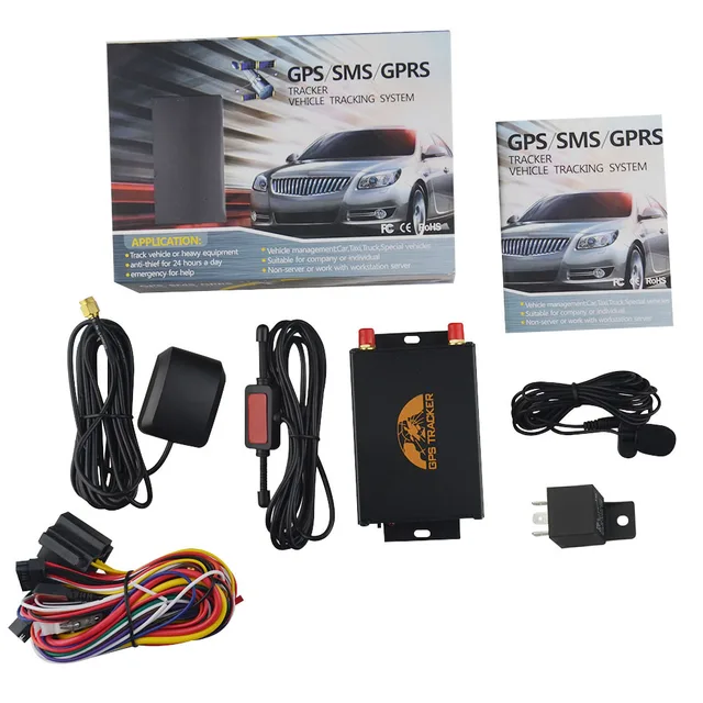 GPS Vehicle Tracker GPS105A 500mAh Battery with Movement/Over Speed/Acc Alarm Support RFID and