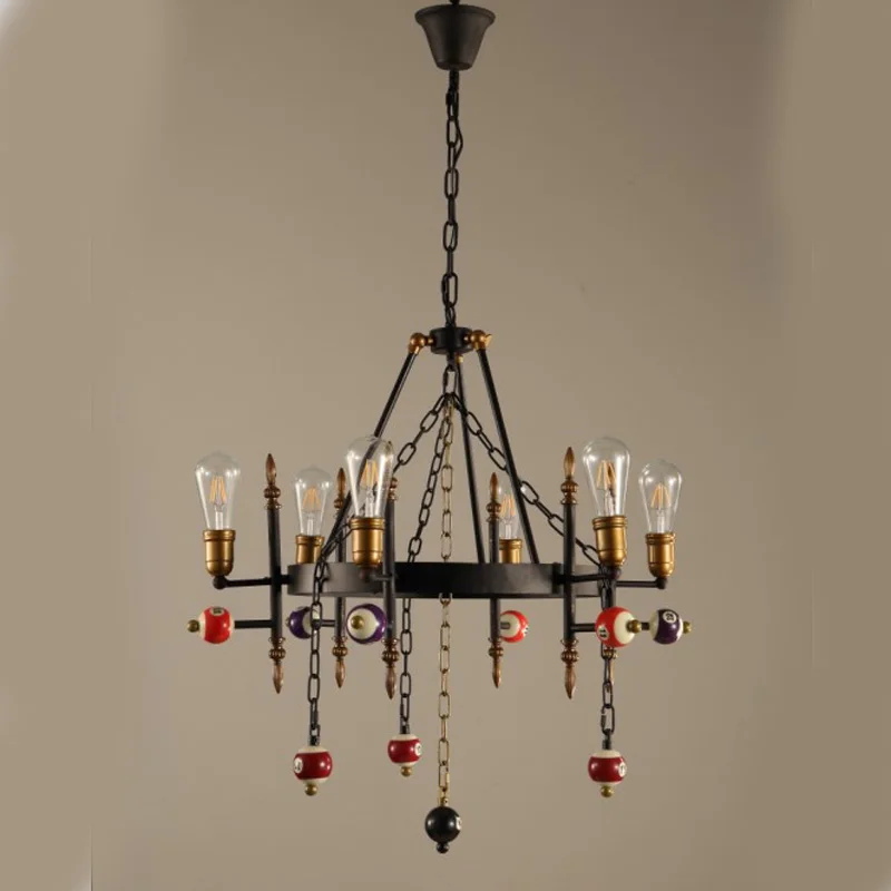 

American Retro Industrial Loft Wrought Iron restaurant Bar Wall Lamp deco art