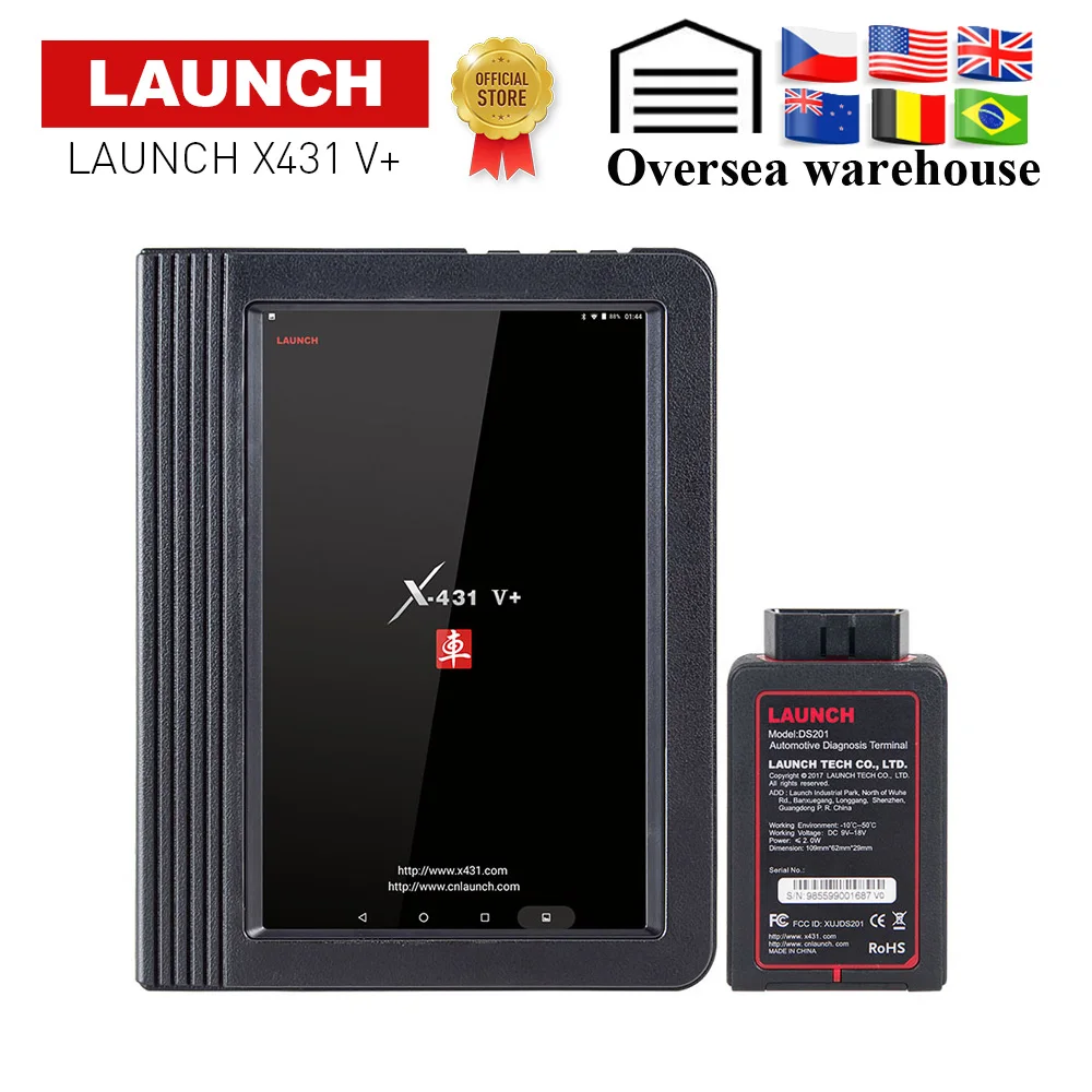 Buy Launch car scanner X431 V+ for 12V gasoline&diesel cars full ECU system