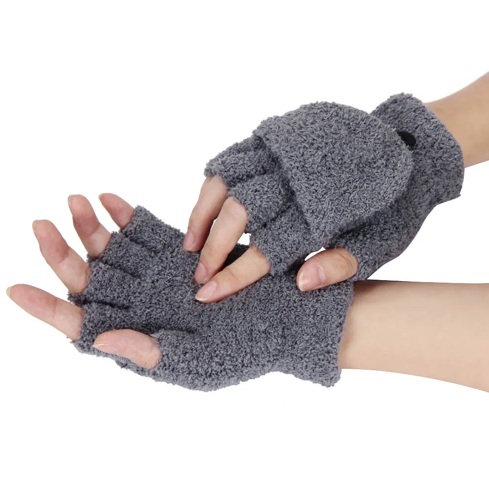 WOMAIL подходит для женщин, девушек и девочек. руки запястье теплые зимние перчатки без пальцев митенки jan30/P fed30
