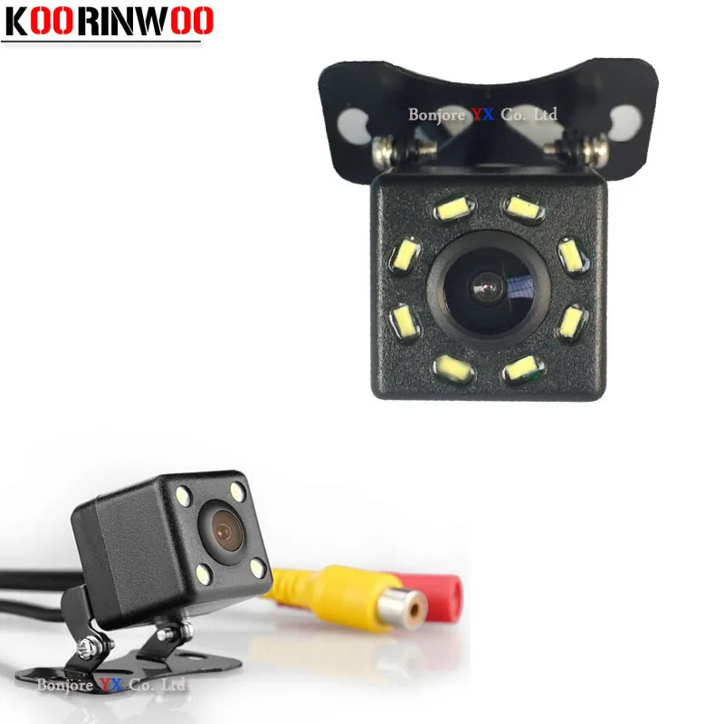Koorinwoo HD CCD камера спереди cam форма HD CCD Автомобильная камера заднего вида универсальный автомобиль Обратный Парковка камера видео системы