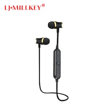 S6 Bluetooth Headset Athlete Wireless Earphone BT4.1 Sports Stereo Earbuds with Mic for Smartphones Gym LJ-MILLKEY RBD001