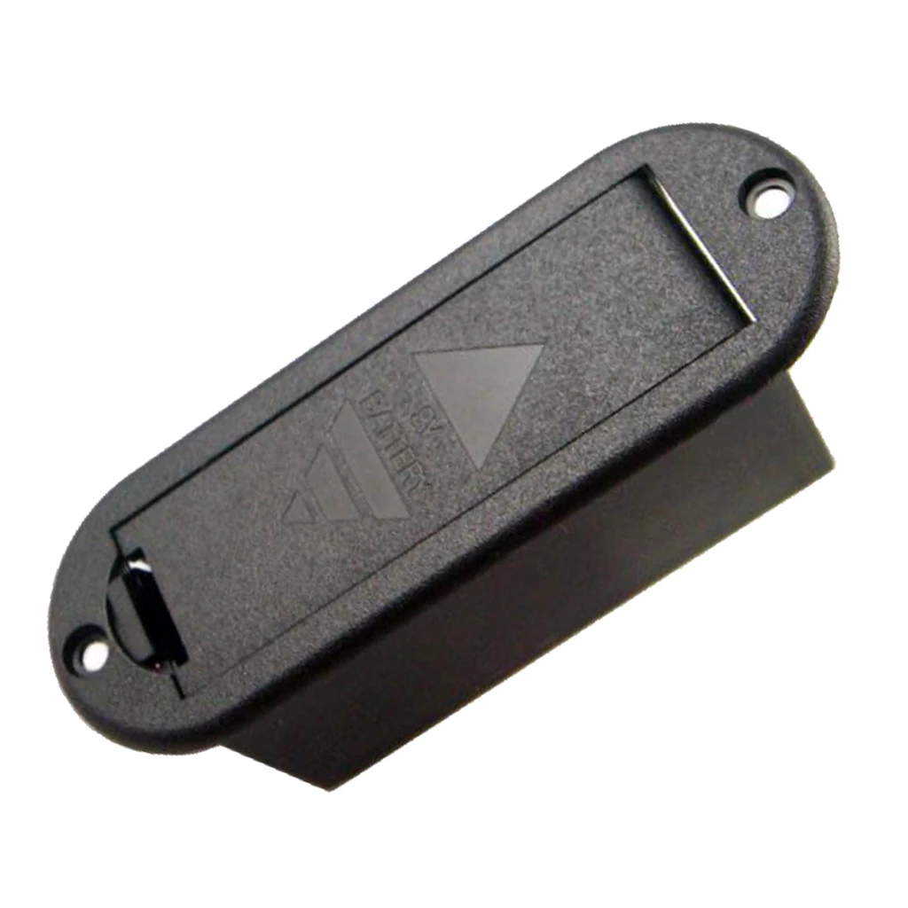 Active Guitar Bass Pickups Accs Flat Mounting 9v Battery Holder Cover Musical Instrumenmt for Electric Guitar Bass Active Pickup