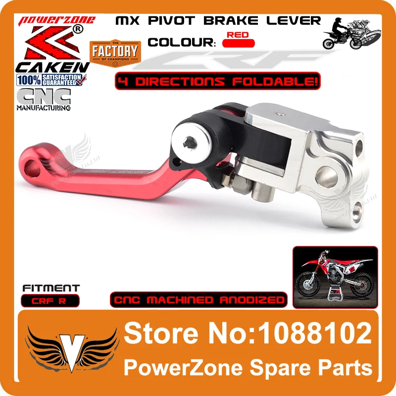 Складной MX Pivot тормозной рычаг 4 направления Fit CRF250R CRF450R 07-15 CRF Dirt Bike мотокросс эндуро супермото