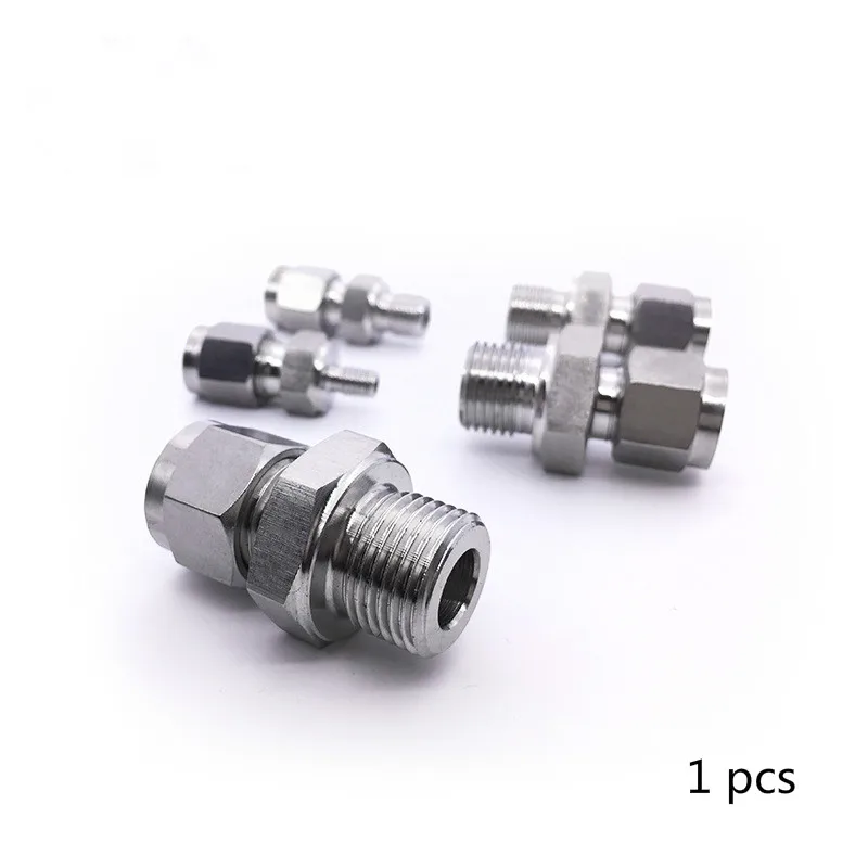 1/4 &quotG Male 6 мм/8 мм/10 мм OD трубка с двойным наконечником компрессионный соединение