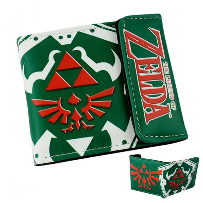 

PU Leather Cartoon Purse Lovely Student Wallet The Legend of Zelda/Love Life/One Piece/FAIRY TAIL Billfold With Cards Holder