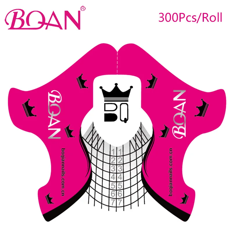 300pcs/roll Professional Alloy Silver Nail Form Tips Nail Art Guide Extension French DIY Tool Acrylic UV Gel Nail Art Tool 2018 nail art tips style french tips form nail fringe guides nail stickers diy stencil fringe guides sticker diy french manicure