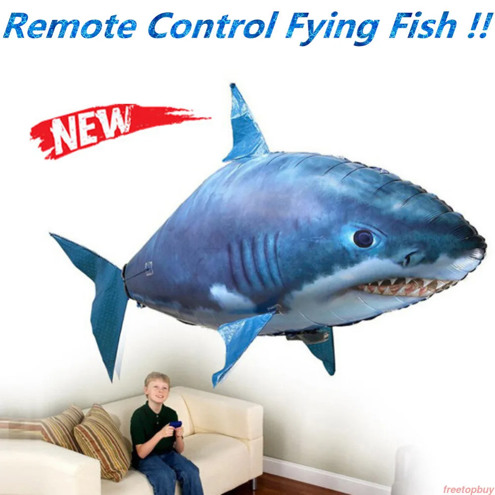 remote inflatable shark