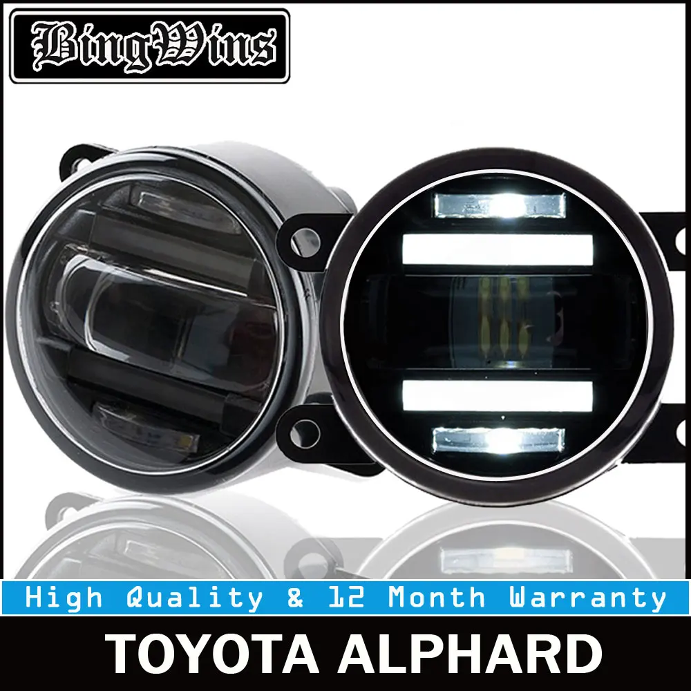 BEINGWINS для TOYOTA ALPHARD/Vellfire противотуманки + светодиодный DRL turnsignal стайлинга