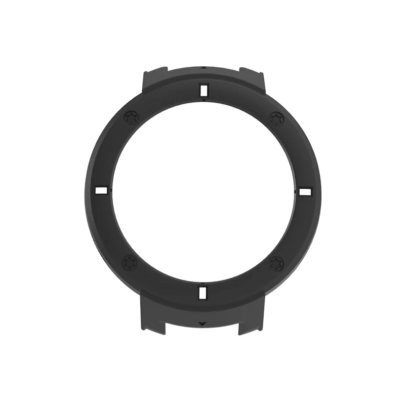 Чехол для Amazfit Verge 3 Xiaomi Huami защитный чехол умных часов аксессуары SIKAI жесткий Броня защитные чехлы бампер - Цвет: Черный