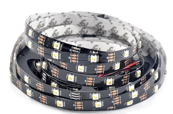 

[Seven Neon]Free DHL shipping wholesale DC5V Addressable ICSK6812 RGBWW/RGBCW 4 in 1 Chip 30leds/m flexible 5050 SMD LED Strip