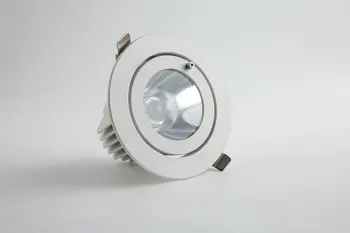 

2018 Real Abajur Luminaire 1pcs/lot Dimmable Led Downlight Light Cob Ceiling Spots 25w 85-265v Recessed Lights Indoor Lighting