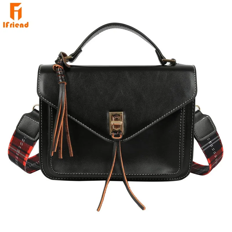 

PU Leather Mini Flap Saddle Bag Korean Satchel Women's Shoulder Bag Female Messenger Crossbody Bag Women Day Handbag