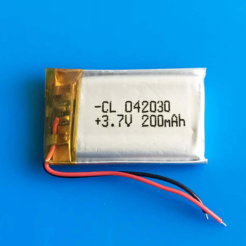 

Polymer lithium Lipo ion battery rechargeable 3.7V 200mah 402030 customized wholesale CE FCC ROHS MSDS quality certification