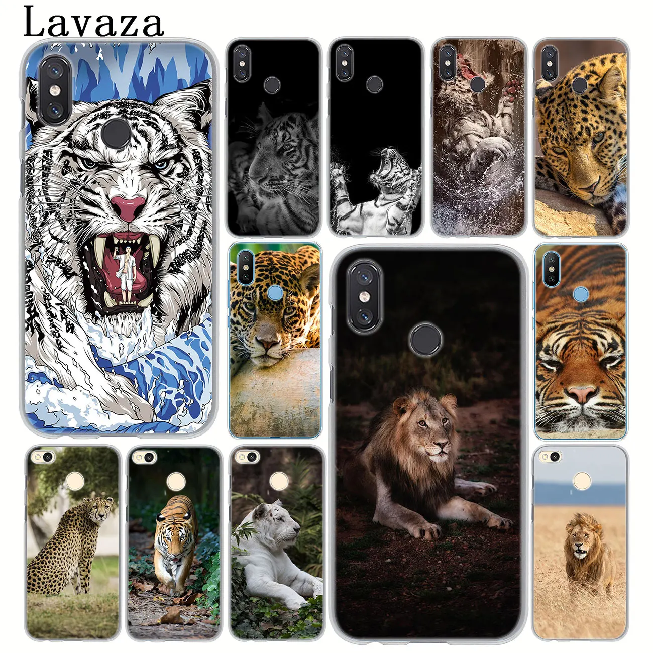 Чехол для телефона Lavaza The lion tiger leopard Animals Xiaomi MI 9 9T A3 PRO CC9 CC9E 8 A2 Lite SE A1 pocophone f1 6 6X 5 5X MAX 3