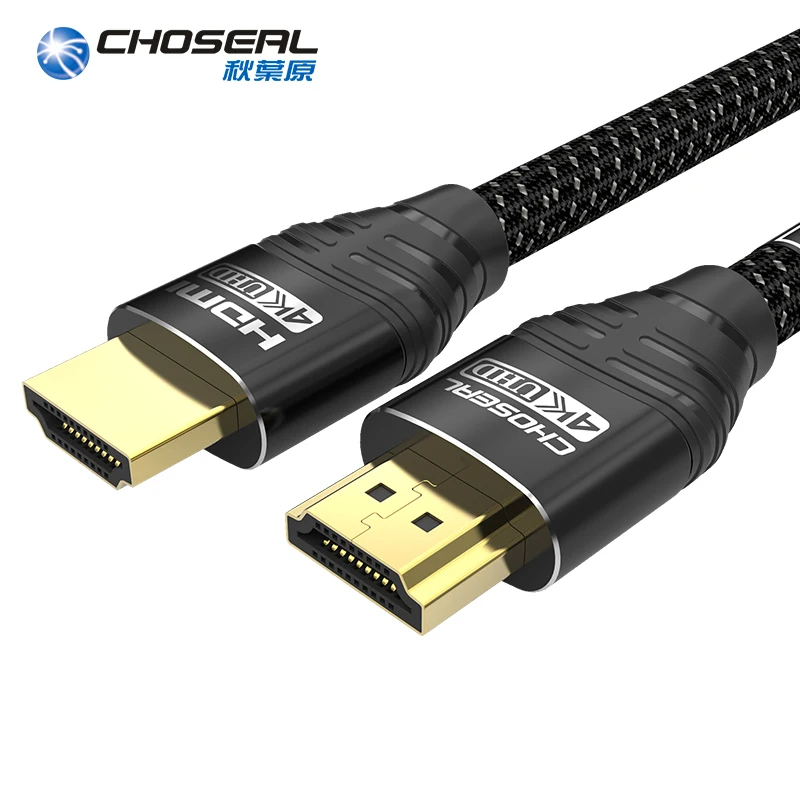 CHOSEAL 4K HDMI кабель высокоскоростной 18 Гбит/с HDMI 2,0 кабель 3D 4K* 2K 60 Гц HDMI шнур для Apple tv UHD tv Blu-Ray Xbox PS4/3 шт