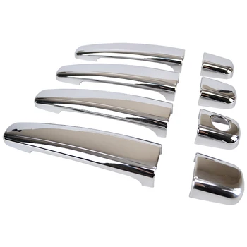 

ACCESSORIES FIT FOR PEUGEOT 307 CHROME SIDE DOOR HANDLE BAR COVER CATCH TRIM MOLDING CAP MOULDING 2001~ON