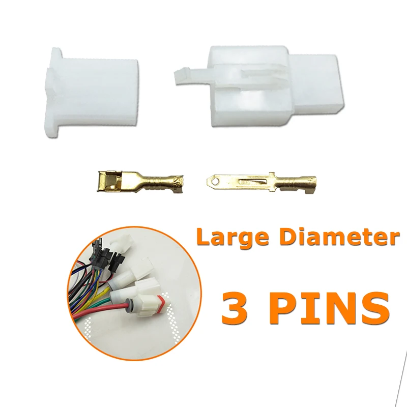 

5 set 2/3 pin 2.8mm Connector Plug Terminals wire Connector Plug Terminals Electrical bike connector male female cable terminal