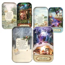 Box Theatre лесная Рапсодия Кукольный дом 3D Мини DIY Миниатюрные деревянные головоломки кукольная мебель украшения игрушки для подарок на день рождения