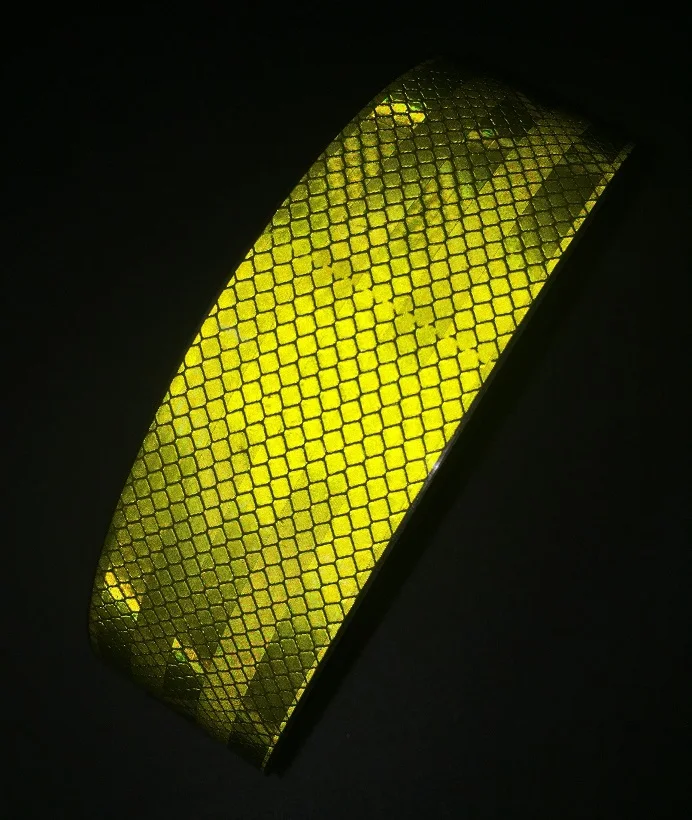 5 см Широкий самоклеящийся ПЭТ супер светоотражающий сигнальный защитный скотч 45 м/рулон