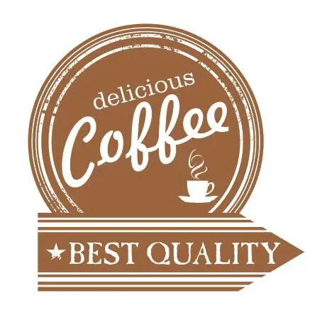 コーヒーショップ壁デカールおいしいコーヒーロゴ壁画アートウォールステッカーコーヒーカップステッカーカフェバー窓ガラスショップ装飾 Shop Decor Coffee Cup Stickerart Wall Sticker Aliexpress