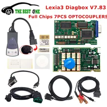 Melhor ouro pcb lexia 3 pp2000 completo chips diagbox v7.83 921815c aer lexia3 v48/v25 Lexia-3 para citroen/peugeot ferramenta de diagnóstico