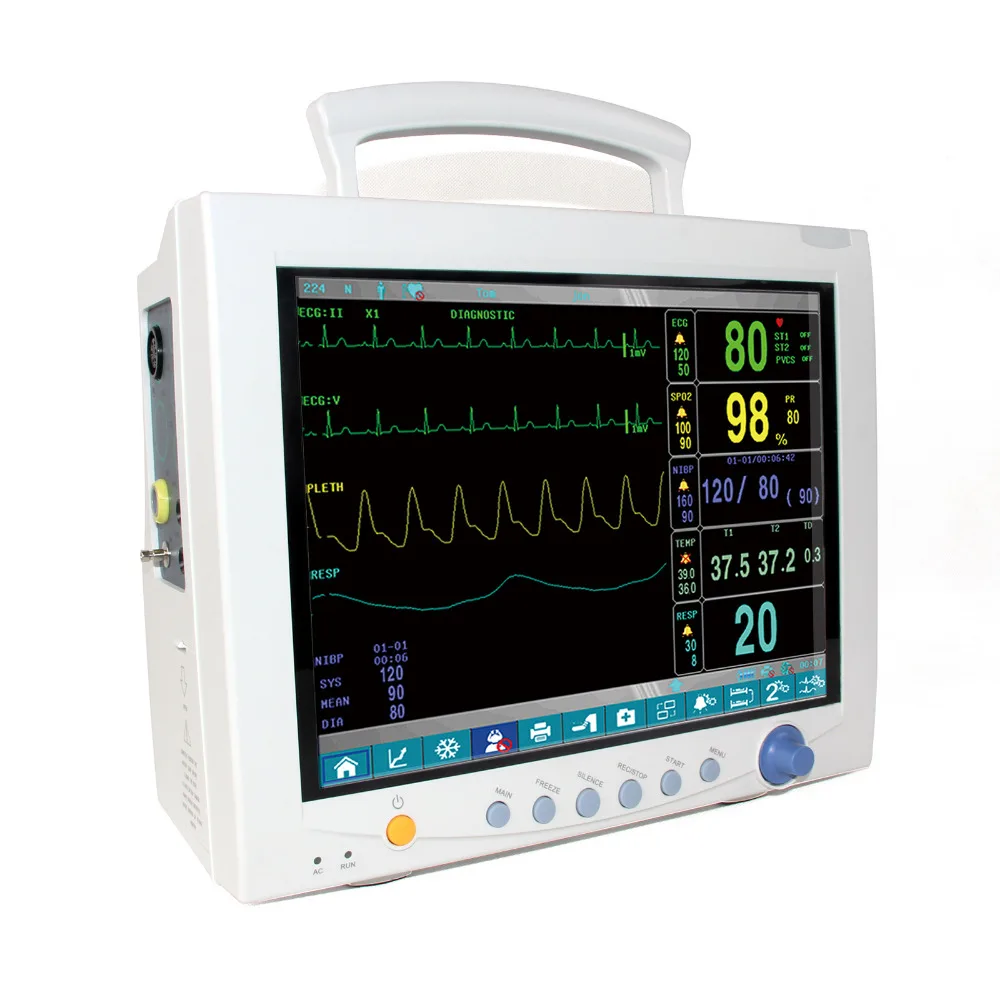 CONTEC Сенсорный экран CMS7000plus ICU CCU монитор пациента Vital Signs монитор, шесть параметры