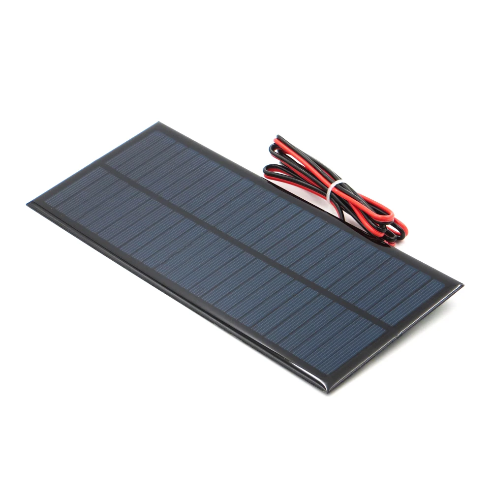 12 В 2,5 Вт солнечная панель портативная Мини DIY Модульная Панель системы для солнечной лампы Аккумуляторы для игрушек зарядное устройство для телефона Вольт 12 В 2,5 Вт ватт