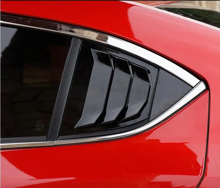 2 шт. оконные жалюзи из АБС-пластика для MAZDA 3 M3 Axela Sedan &amp hatchback 2014-2018 | Автомобили и
