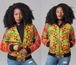 Африканский костюмы бросился Продажа Ограниченная серия полиэстер 2019 Сексуальная нация, Exultation наряд, Дашики модная куртка, куртка с