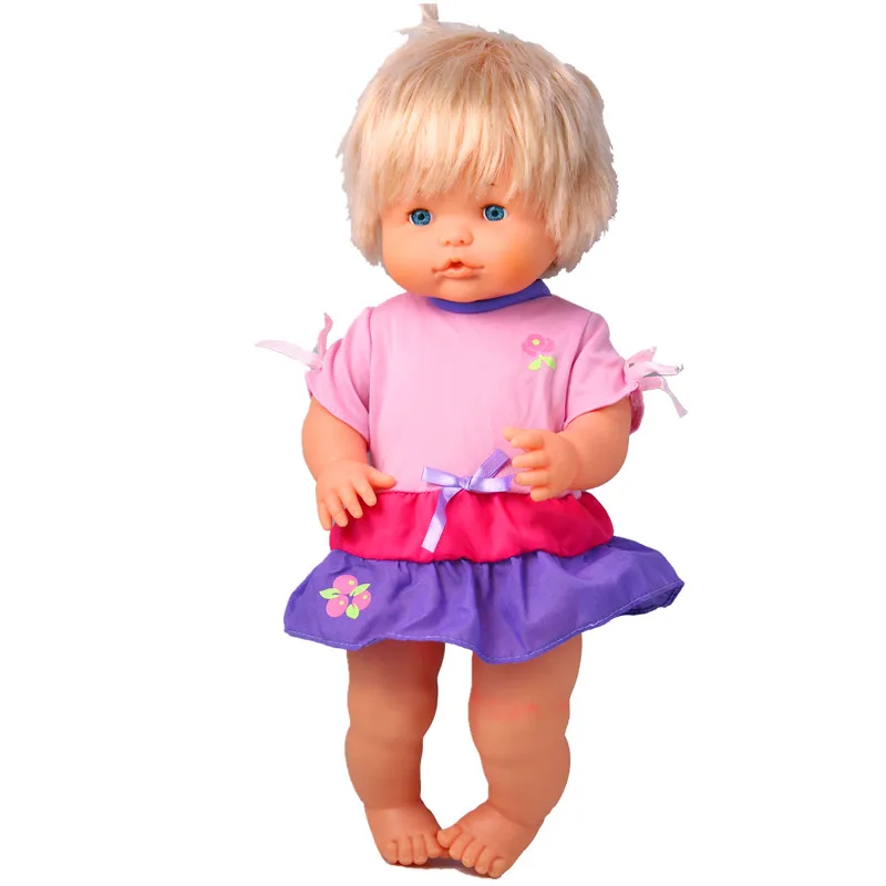 Одежда для кукол, размер 41 см, Nenuco Doll Nenuco Ropa y su Hermanita, модное платье феи, платье в горошек для 16 дюймов, Nenucos