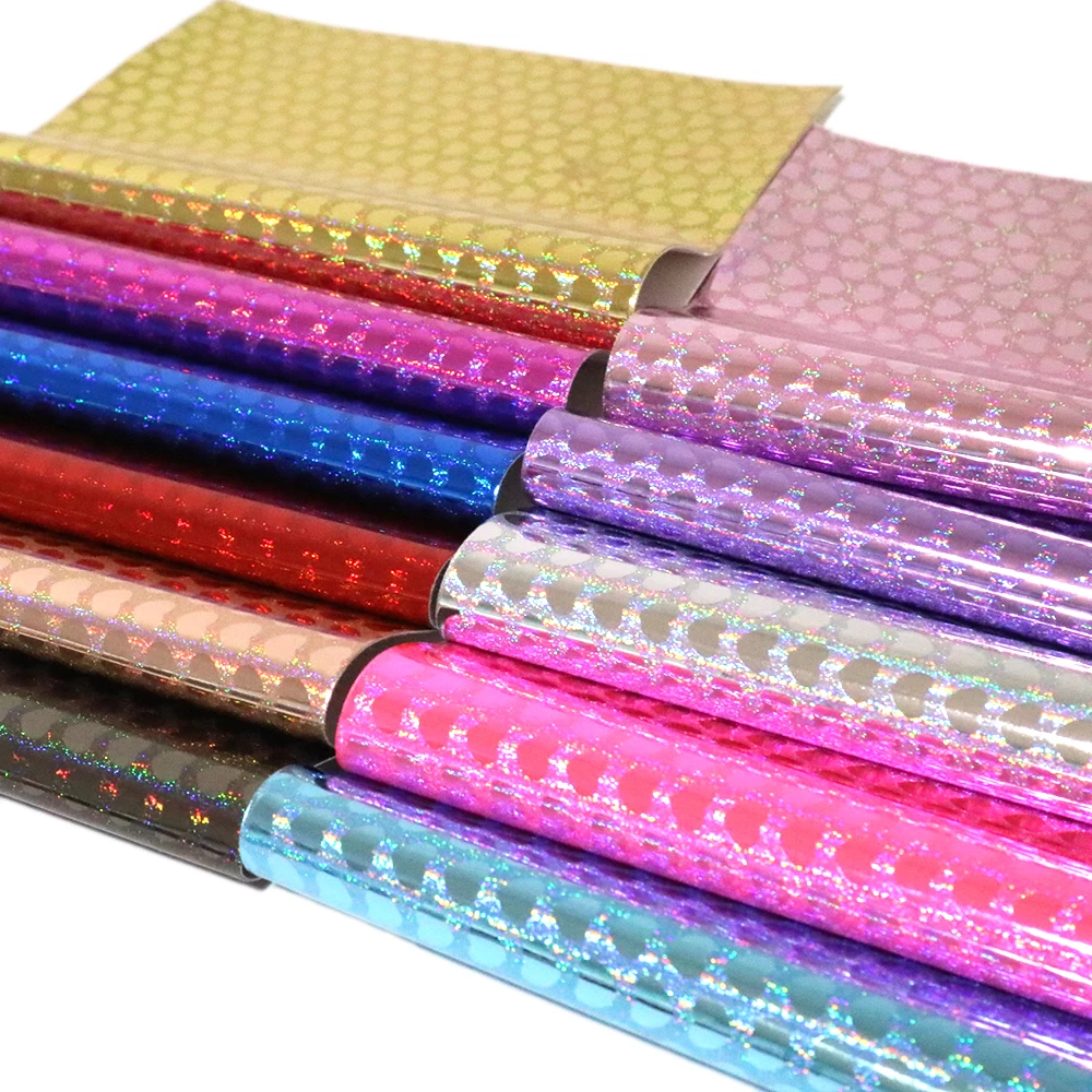 

David accessories 20*34cm Heart Glitter Faux Synthetic Leather Patchwork For Hair Bow Bag Wallet Phone Cover DIY,1Yc6147