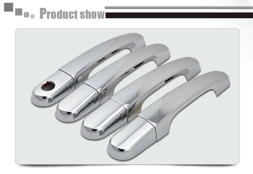 Door Handle Chrome Cover 4D No PSKH For Ford Five Hundred 2005 2006 FREE Shipping b