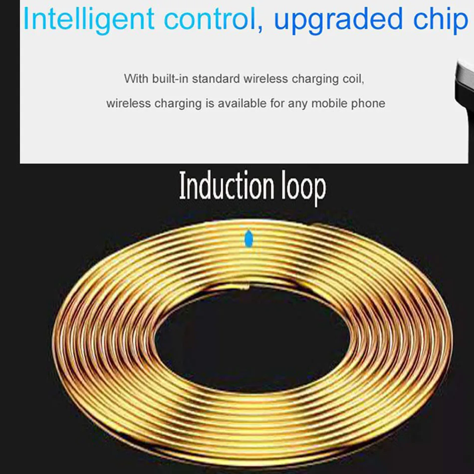 Qi Car Wireless Charger for iPhone Xs X 8 10W Fast Wireless Charging for Samsung Galaxy S9 S10 Car Phone Holder Charger3